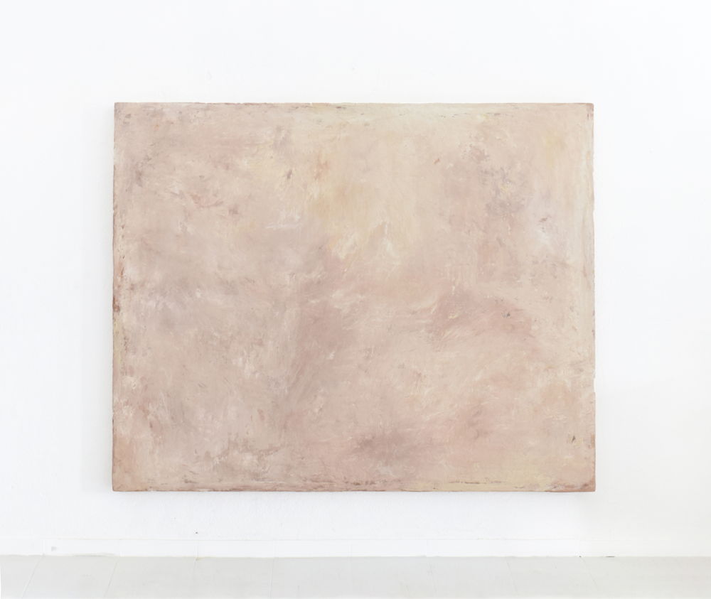 Stan Van Steendam ‘a sombra’ (2021) varnish, pigments, dust, dirt, plaster and epoxy resin on wooden frame 211 x 171 x 10 cm
