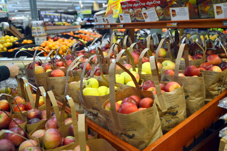 More than 50 varieties of apples will be found in the Co-op during the harvest season with many choices lasting into winter