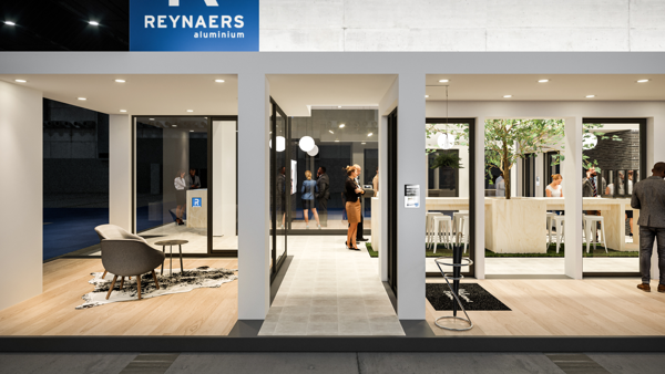 Reynaers Aluminium présente un nouveau stand à Batibouw 2020