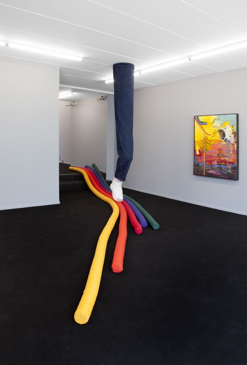 Installation view of the exhibition Friedrich Kunath: Where is the Madness that you Promised Me at Tim Van Laere Gallery, Antwerp. Courtesy: Tim Van Laere Gallery, Antwerp