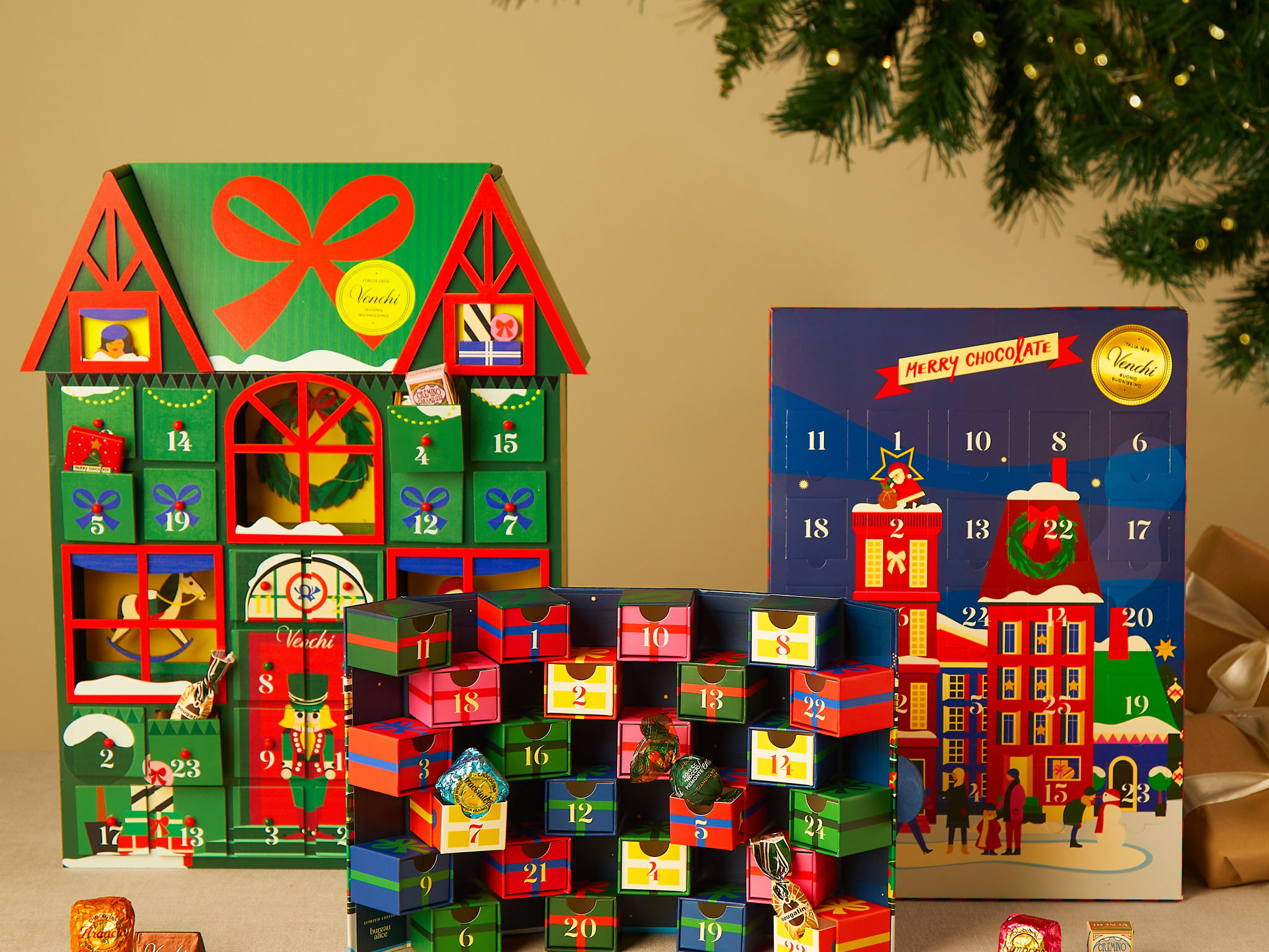 Venchi Debuts 2025 Advent Calendars Featuring 24 Days Of Iconic Italian Chocolates  
