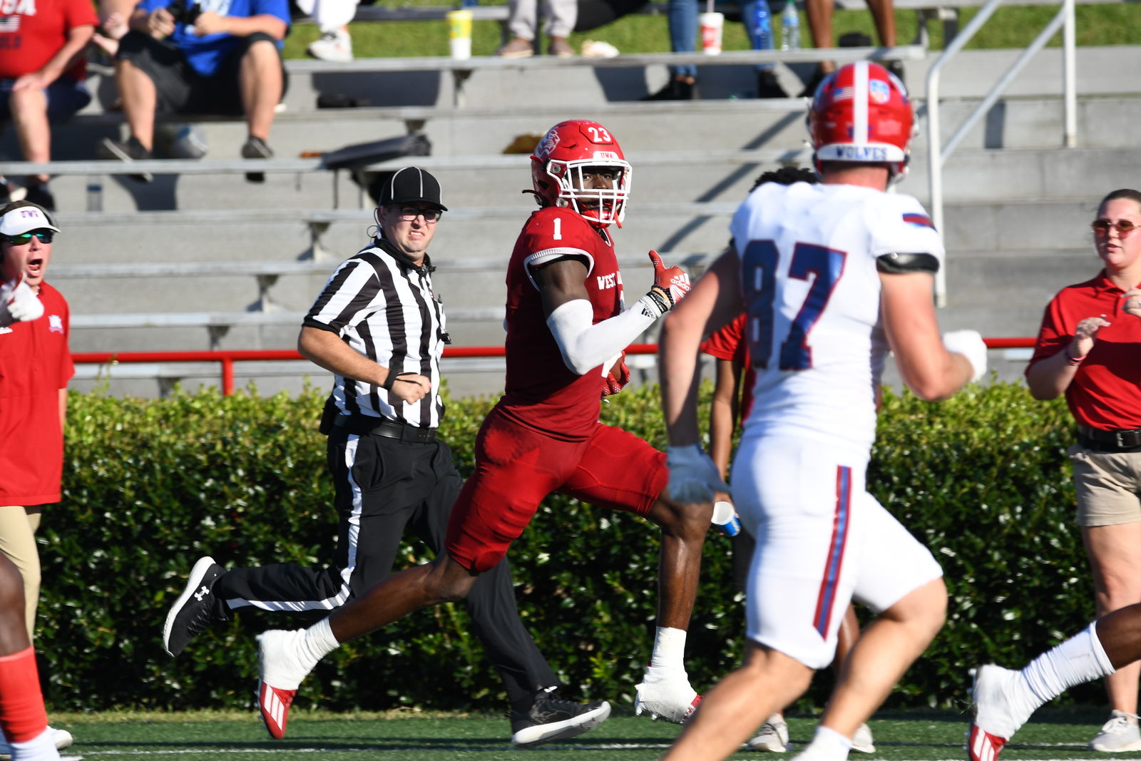 TJ Newell II in action for West Alabama | Photo Courtesy: West Alabama Athletics