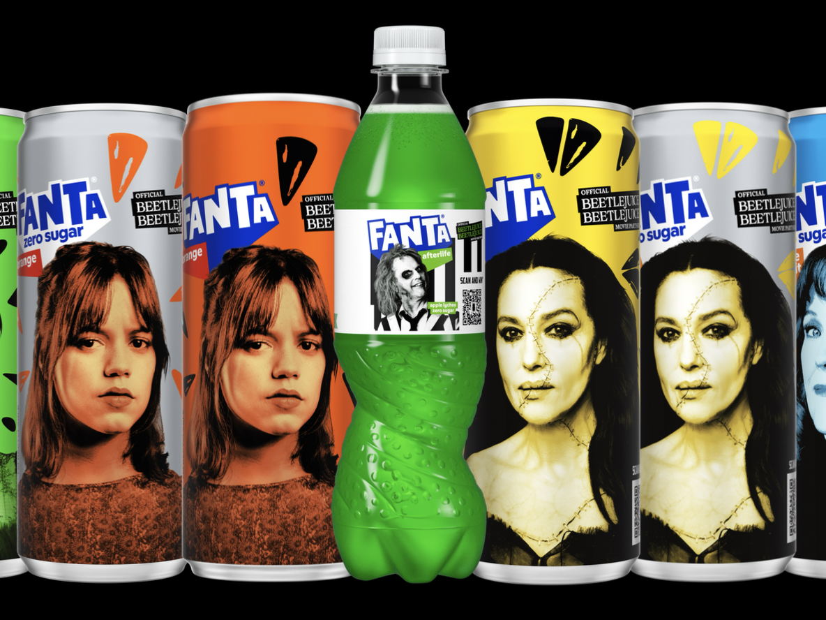 BEETLEJUICE BEETLEJUICE: FANTA® EN WARNER BROS. PICTURES SLAAN HANDEN IN ELKAAR VOOR DE LANGVERWACHTE NIEUWE FILM 