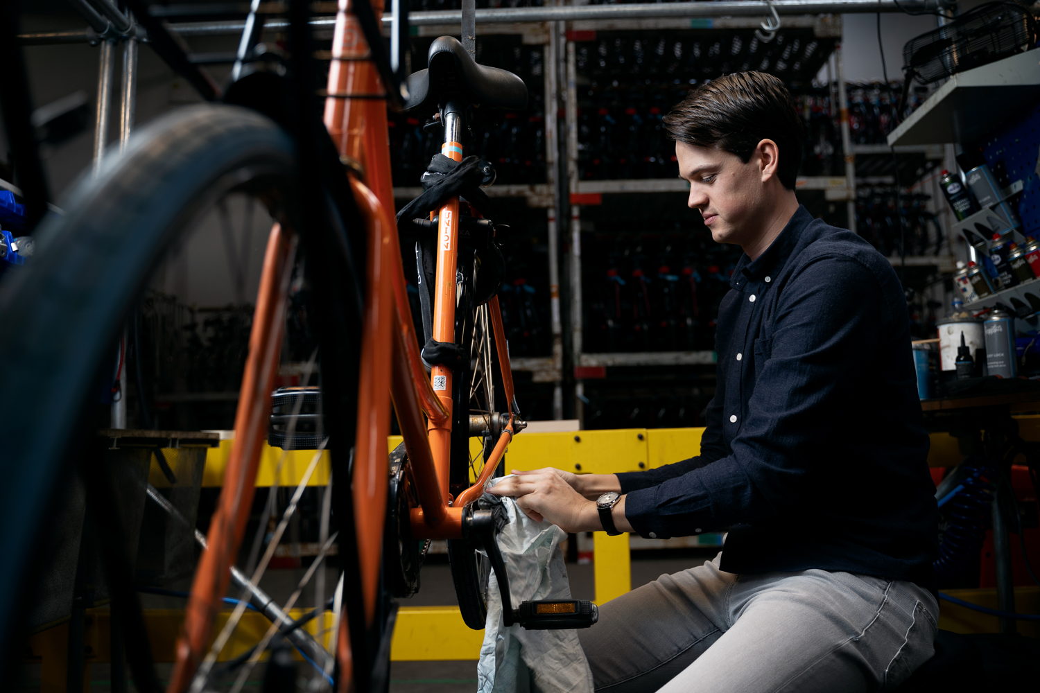 Richard Burger, Co-founder van Swapfiets (copyright: Ernst de Groot)