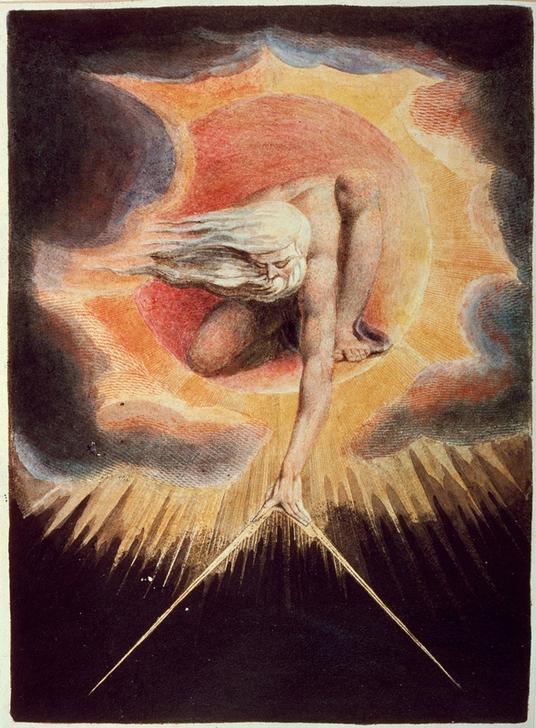 28 November: William Blake was born in 1757. The painter, poet and printmaker's work was unrecognised during his lifetime but he is now considered one of the most important figures of the Romantic age. ​ Blake mentioned the ‘doors of perception' in his famous work, The Marriage of Heaven and Hell. The line influenced Aldous Huxley, whose book on psychedelic drug use was named The Doors of Perception, which in turn inspired the name of the rock group, the Doors. TAP THE IMAGE FOR MORE. (AKG45145. “The Ancient of Days”, 1793, by William Blake. ©akg-images)