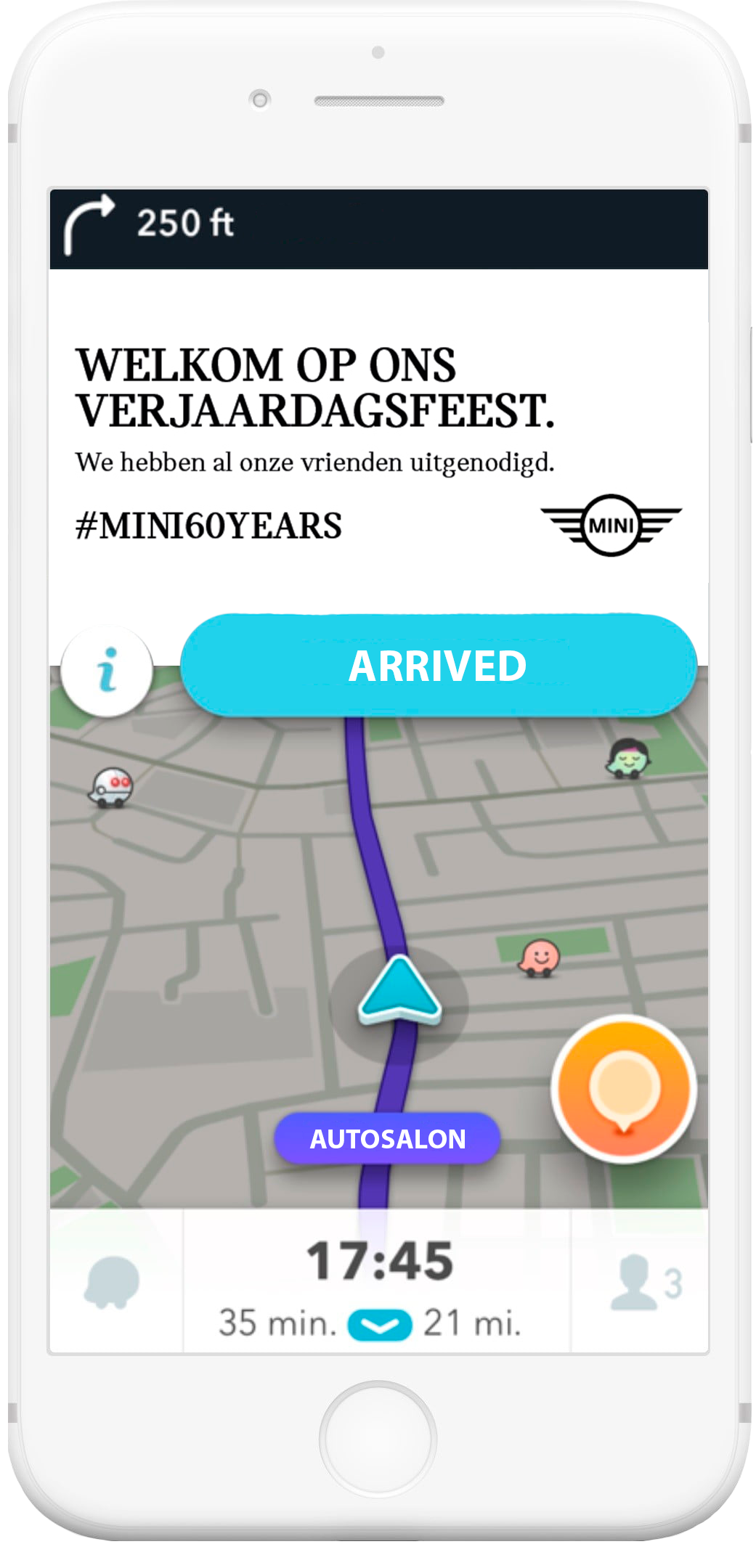 60 YEARS MINI - Waze 