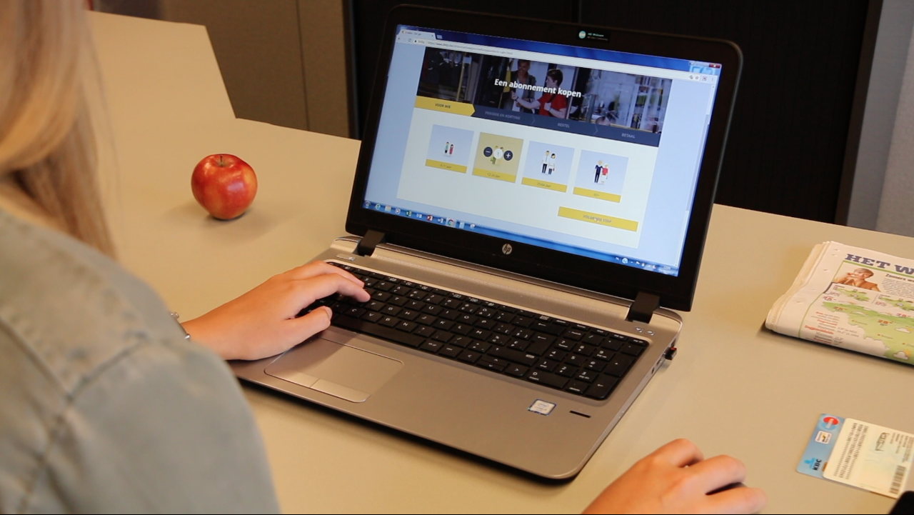 Online een abonnement van De Lijn kopen: gefikst met 1 rijksregisternummer en enkele muisklikken.