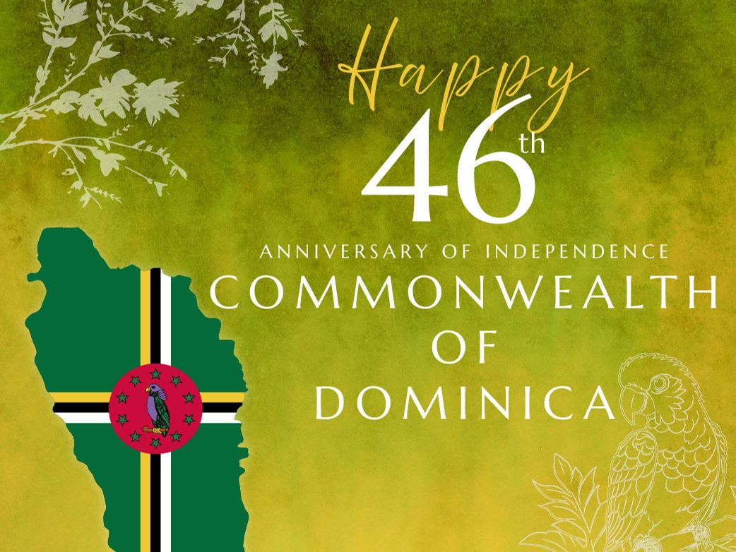 The OECS Celebrates Dominica’s 46 Years of Independence