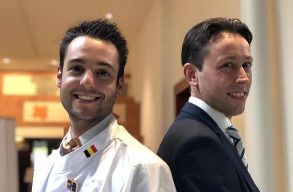 Ruben Lamiroy is ‘Eerste Kok van België 2021’ en Sam Verheecke wint de wedstrijd ‘Eerste Maître d’Hôtel van België 2021’