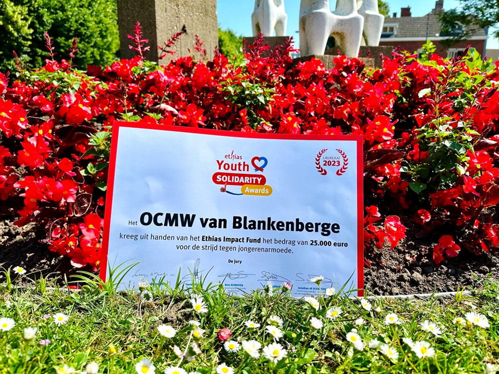 OCMW van Blankenberge - Laureaat Ethias Youth Solidarity Awards 2023