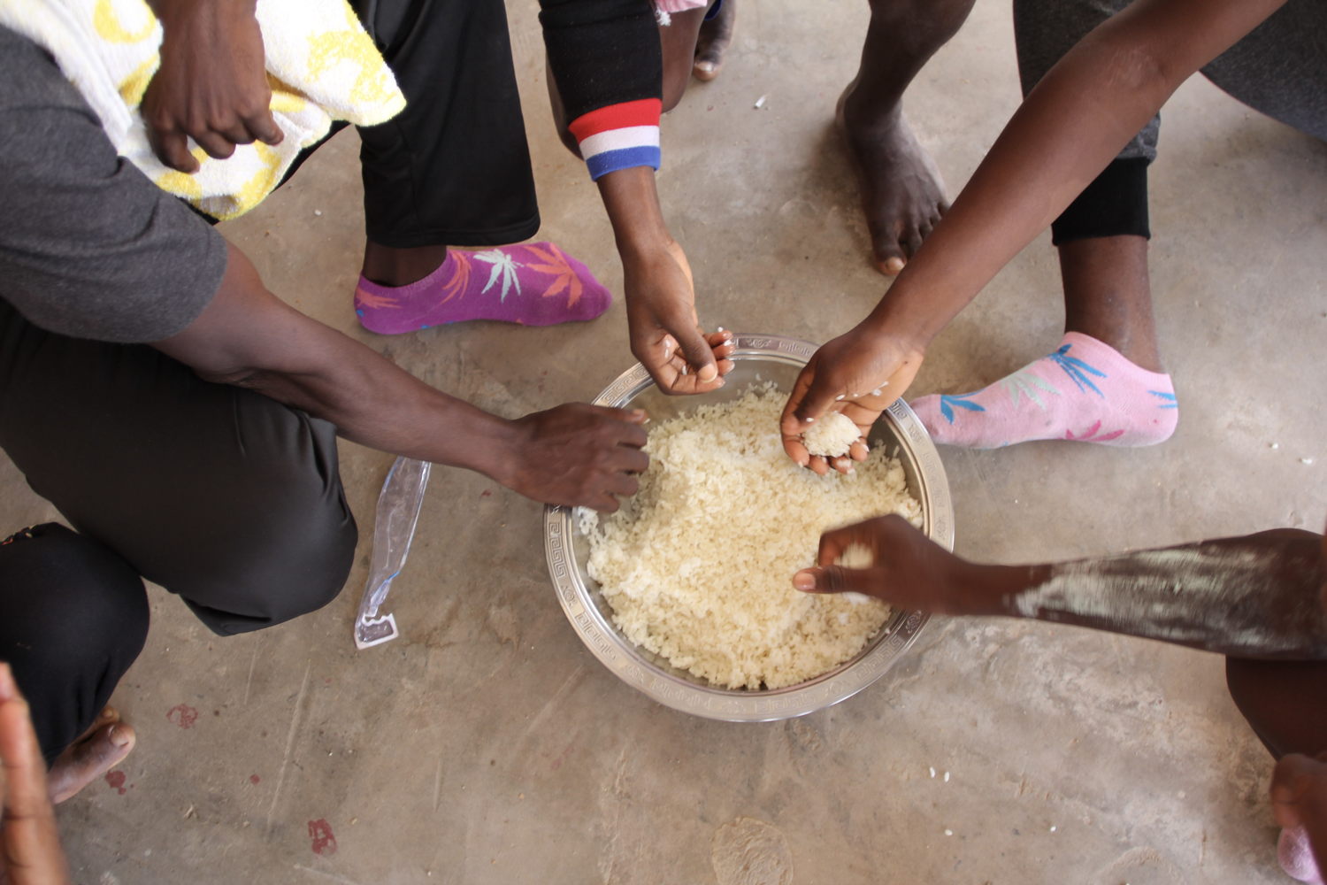 This photograph was taken on 5 September 2018 in a different detention centre in Khoms, Libya. Credit Sara Creta/MSF
