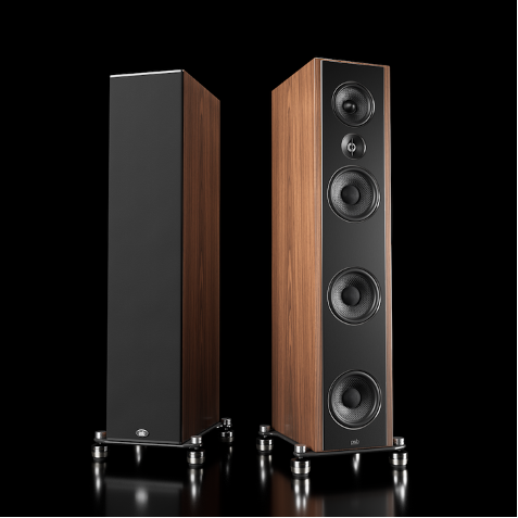 T600 above in Satin Walnut Veneer finish