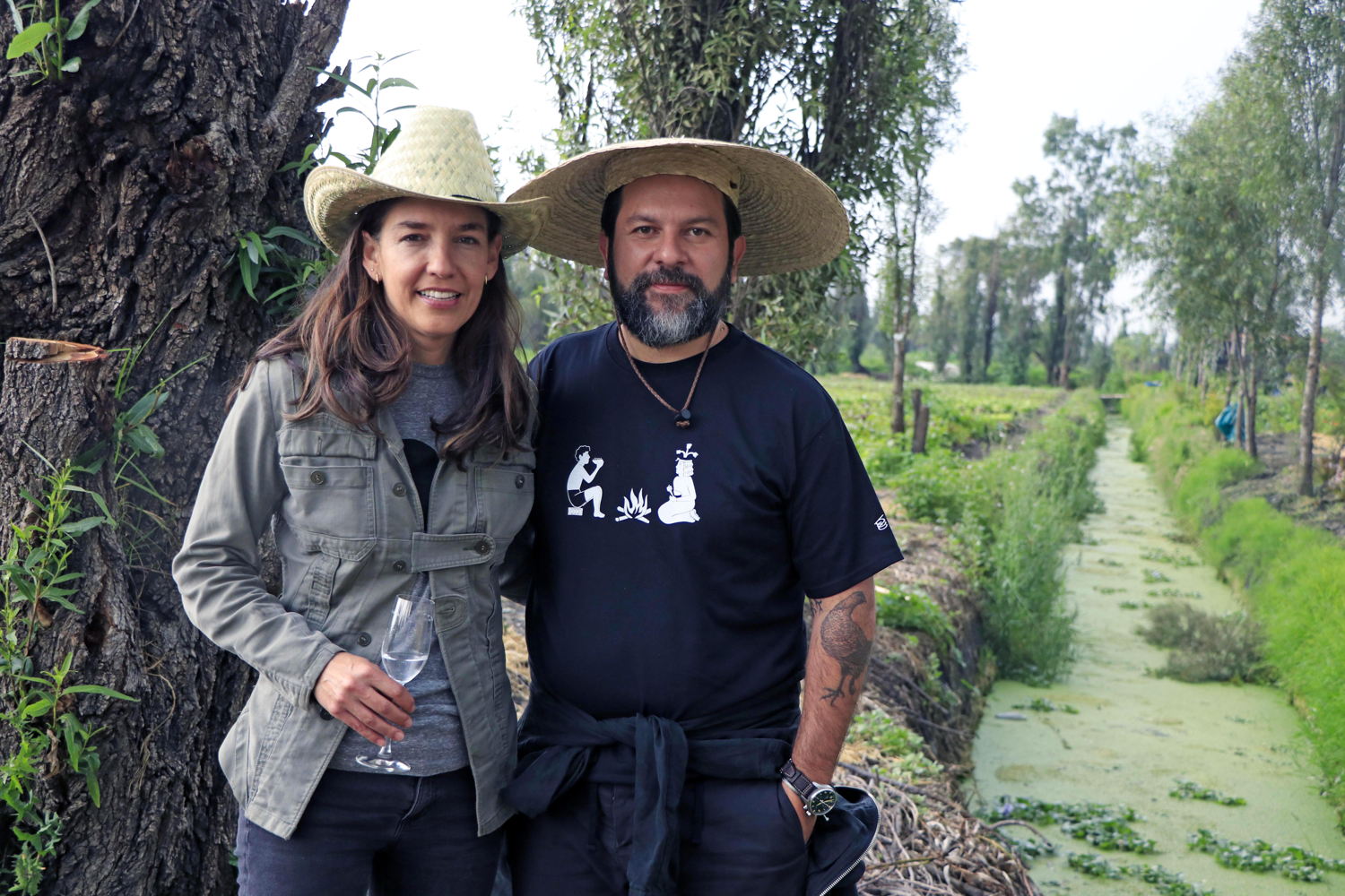 Bertha González Nieves y Enrique Olvera