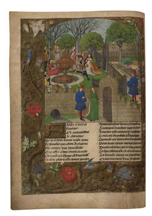 In Search of Utopia © Master of the Prayer Books of around 1500, The Lover Entering the Garden of Delights In: Guillaume de Lorris and Jean de Meung, Le Roman de la Rose, Brugge, c.1490–1500. London, The British Library. 