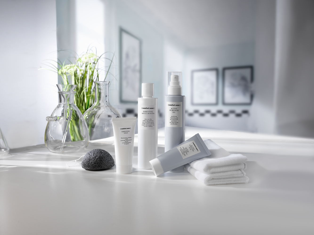 essential + active pureness + sponge 1