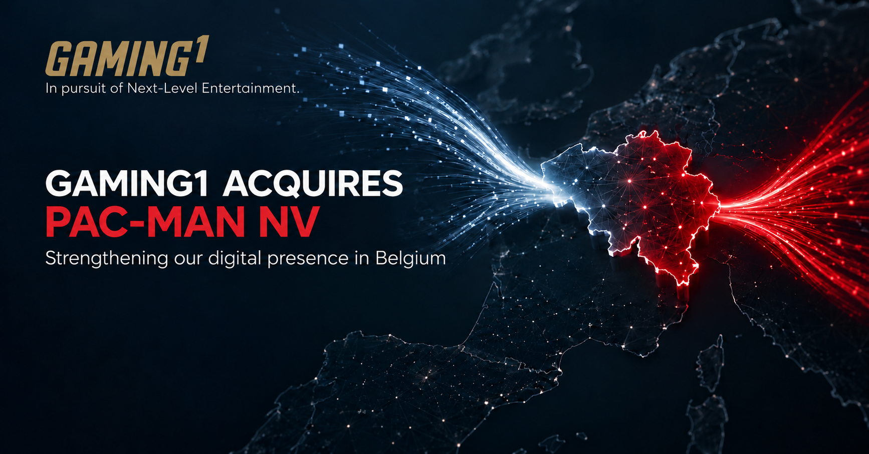 GAMING1 𝐀𝐜𝐪𝐮𝐢𝐫𝐞𝐬 𝐅𝐮𝐥𝐥 𝐎𝐰𝐧𝐞𝐫𝐬𝐡𝐢𝐩 𝐨𝐟 𝐏𝐚𝐜-𝐌𝐚𝐧 𝐍𝐕, 𝐒𝐭𝐫𝐞𝐧𝐠𝐭𝐡𝐞𝐧𝐢𝐧𝐠 𝐈𝐭𝐬 𝐃𝐢𝐠𝐢𝐭𝐚𝐥 𝐏𝐫𝐞𝐬𝐞𝐧𝐜𝐞 𝐢𝐧 𝐁𝐞𝐥𝐠𝐢𝐮𝐦