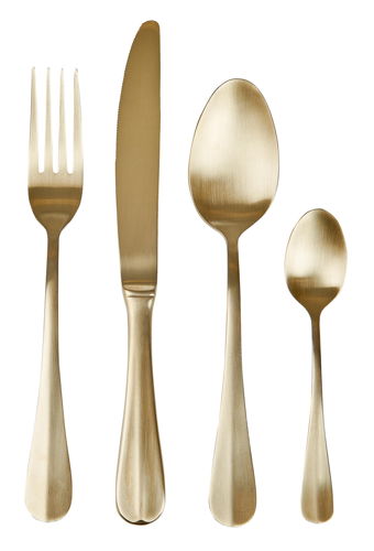GRACE GOLD cutlery 16-DLG €49,95