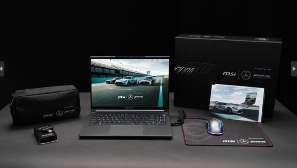 MSI präsentiert die limitierte Auflage eines gemeinsam mit Mercedes-AMG entwickelten Laptops während des MSIology: Luxury Gaming Experience Launch Events