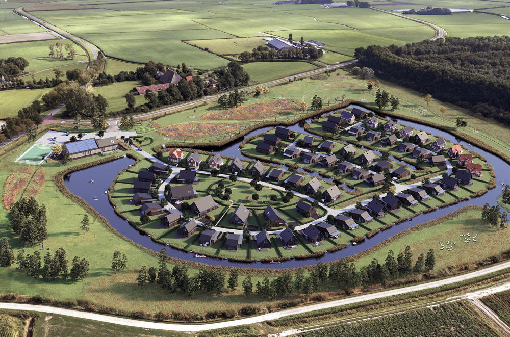 AI Luchtfoto Landal Elfstedenhart