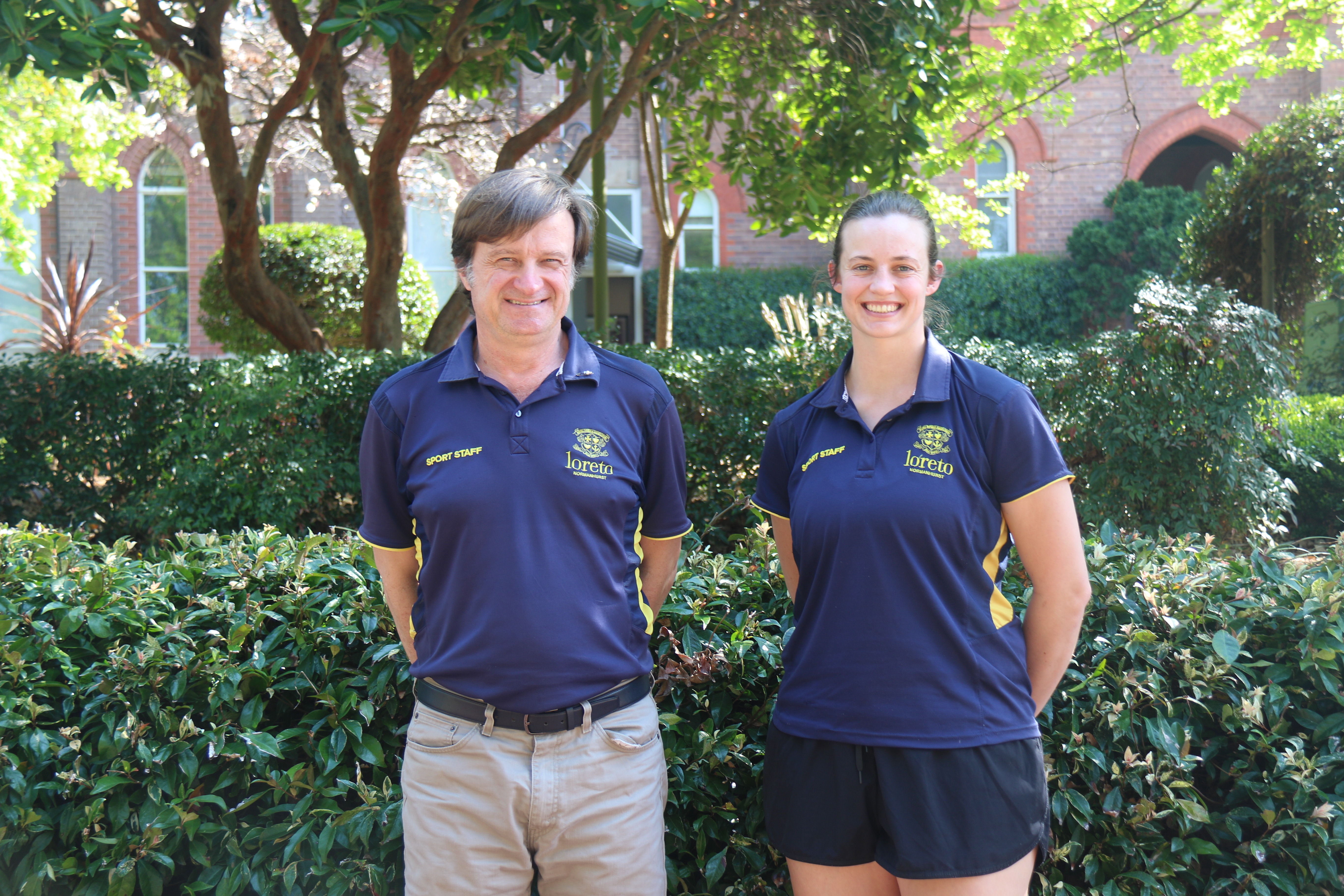 Thomas Parker, Head Rowing Coach, and Georgia Boric, Rowing Sports Administrator at Loreto Normanhust.