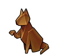 Origami cat