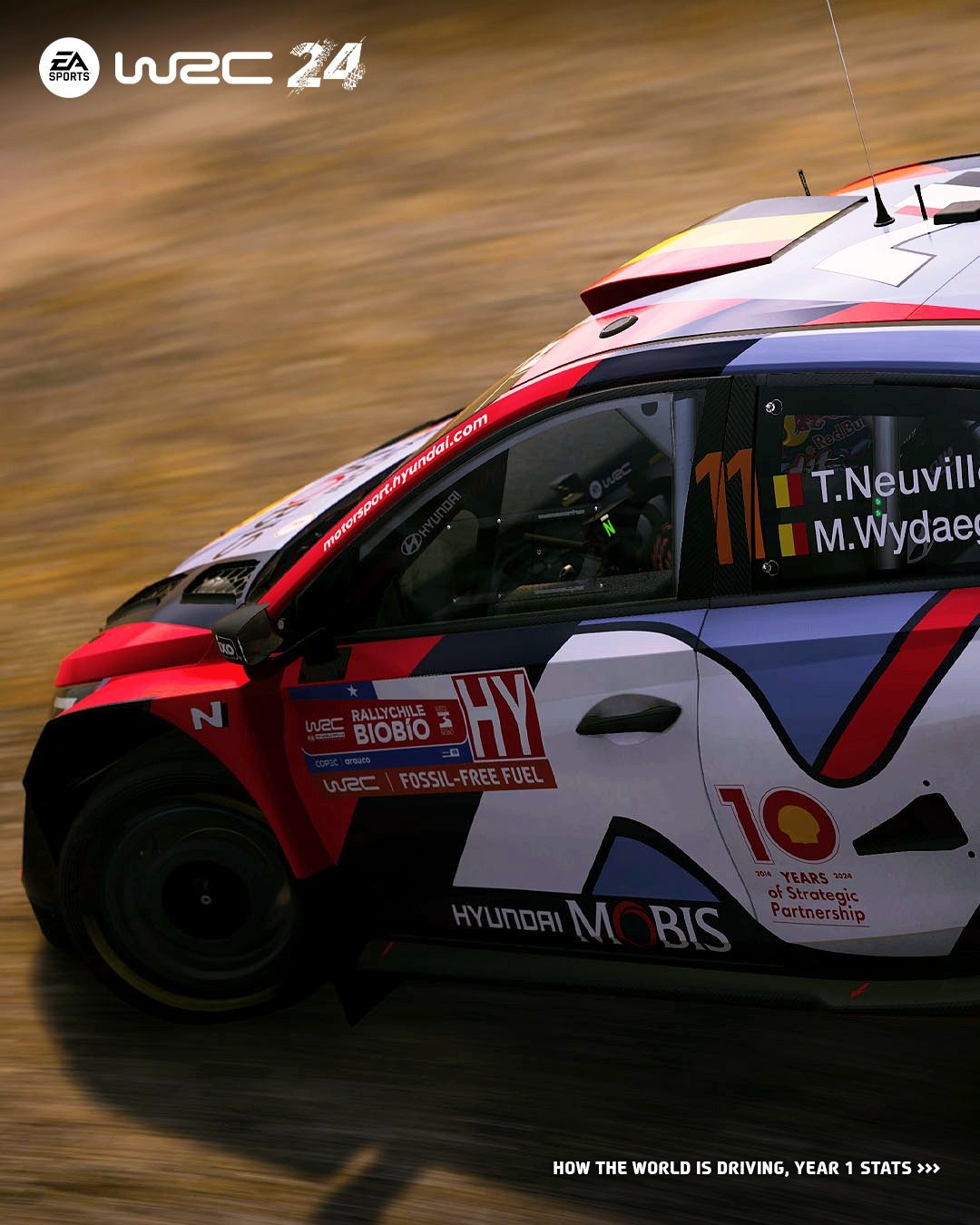 EA SPORTS™ WRC CÉLÈBRE AVEC LA COMMUNAUTÉ UNE ANNÉE DE RALLYE