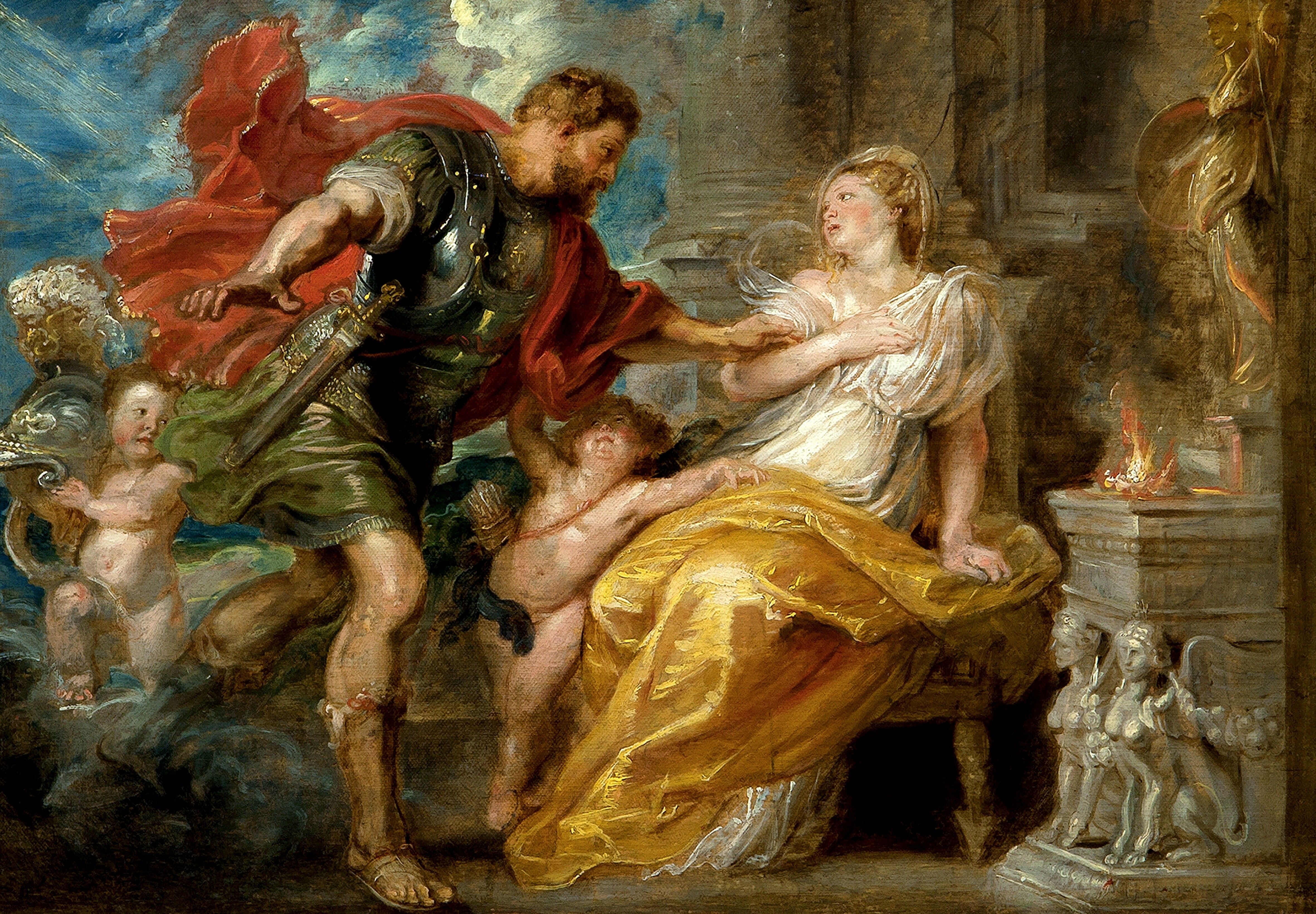 Mars and Rhea Silvia by Pieter Paul Rubens