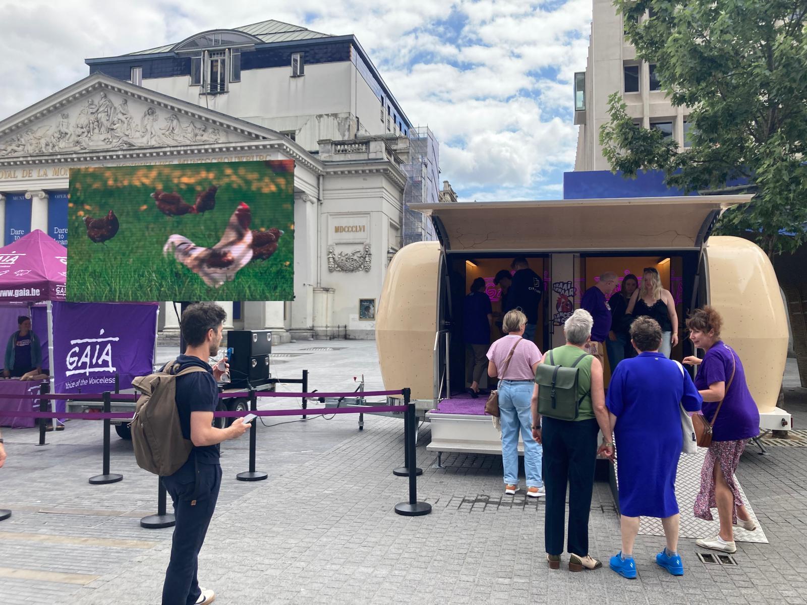 GAIA Zomertoer ging van start op het Muntplein in Brussel