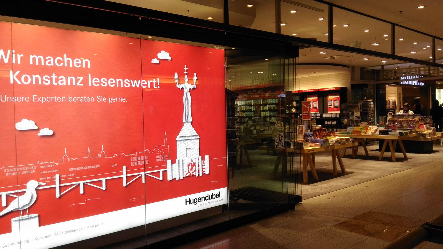 Die Hugendubel-Filiale in Konstanz wurde 2017 modernisiert. 