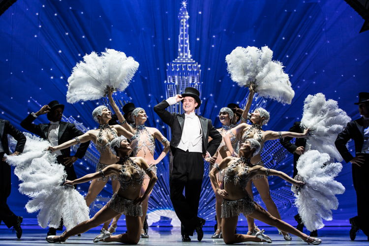 Nick Spangler and the An American in Paris Touring Company. Photo by Matthew Murphy