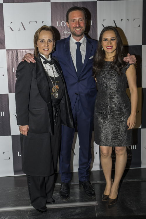 Georgina Estrada, Rodolphe de Lapeyrouse y Cristina Tellez