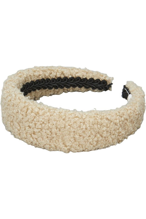 Juttu_FW23_Becksöndergaard_Acc BEC Teddy Hairbrace white_JUTTU_€18 Juttu_FW23_Becksöndergaard_Acc BEC Teddy Hairbrace white_JUTTU_€18