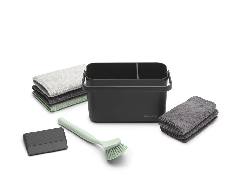 SinkSide Cleaning Set - Dark Grey - 8710755233340 Brabantia_6_NR-41290