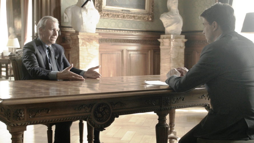 De val - Yves Leterme en Michaël Van Droogenbroeck - (c) VRT / Sylvester