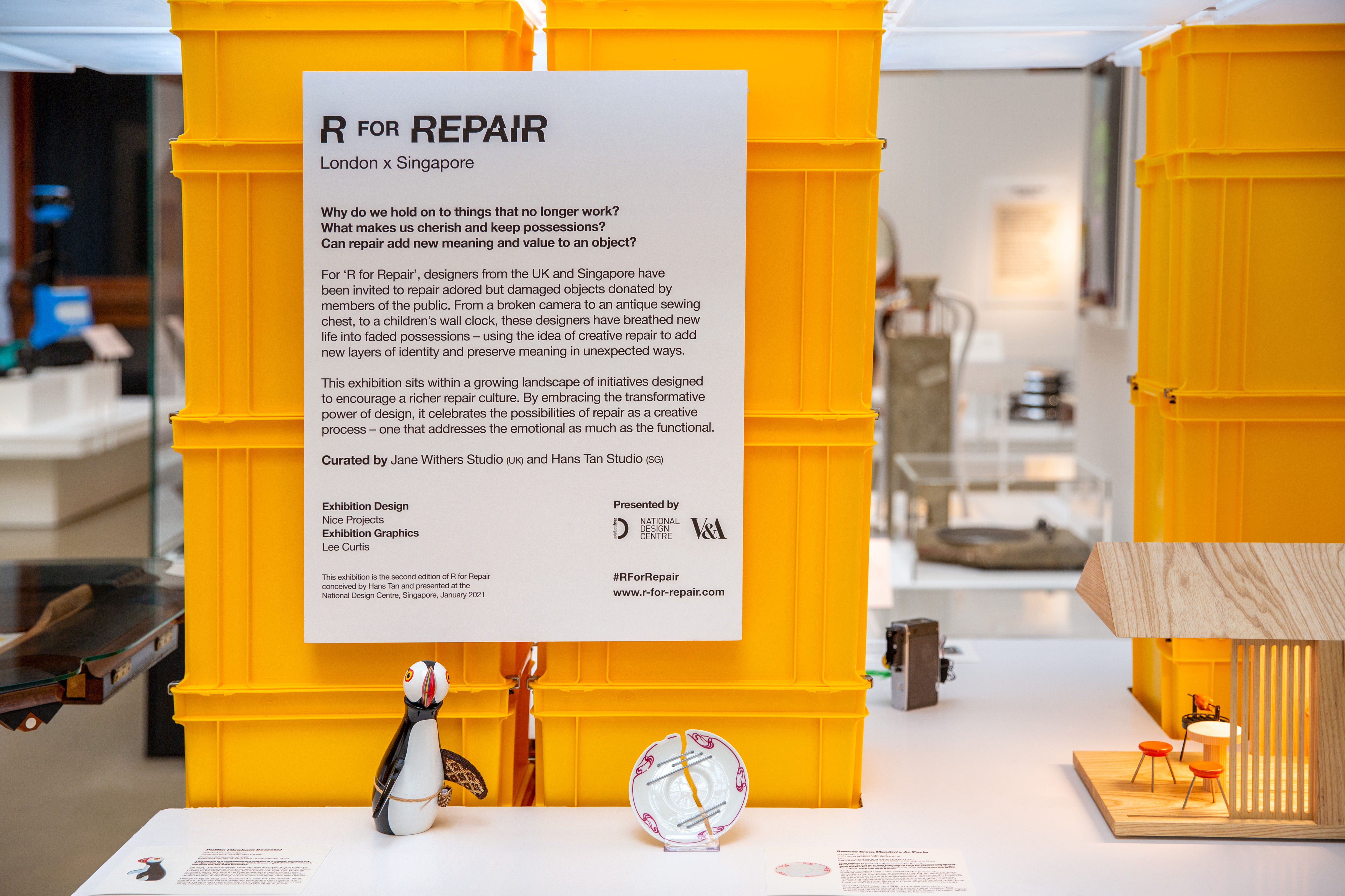 R for Repair: London x Singapore at the V&A London. Imagery by Zuketa Film Production