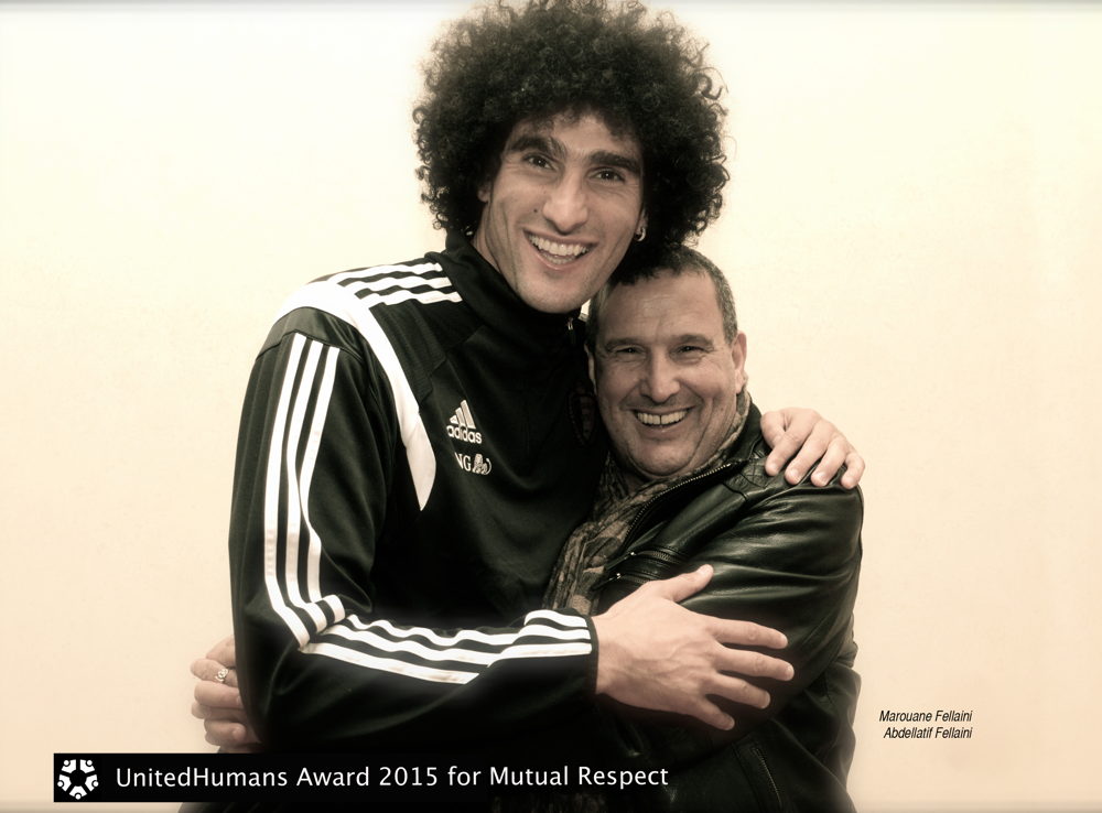 United Humans Award - Marouane Fellaini et son père Abdellatif Fellaini