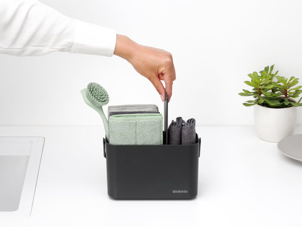 SinkSide Cleaning Set - Dark Grey - 8710755233340 Brabantia_6_NR-41256