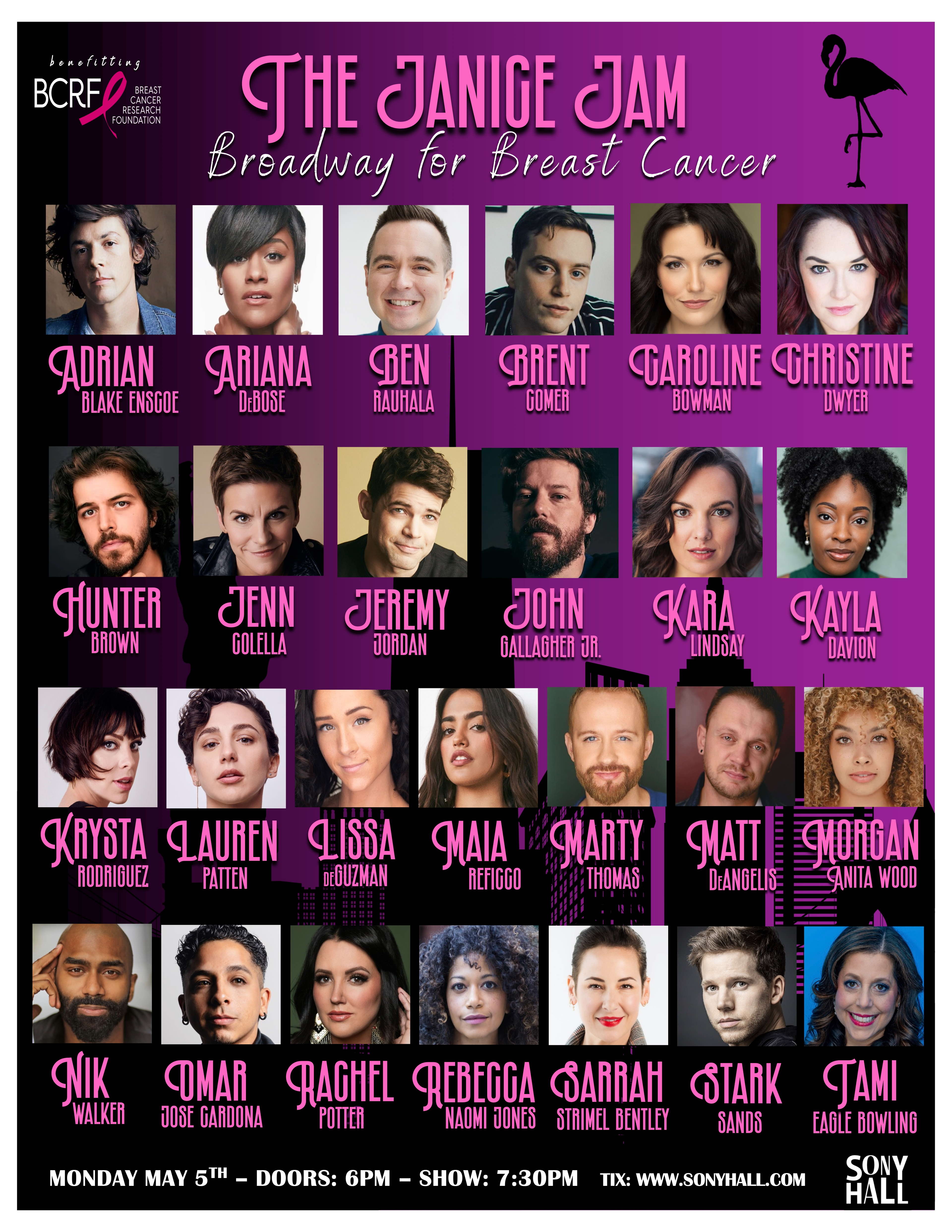 Broadway Comes Together at Sony Hall for Matt DeAngelis’ The Janice Jam, Raising over $115,000 for Breast Cancer Research Foundation