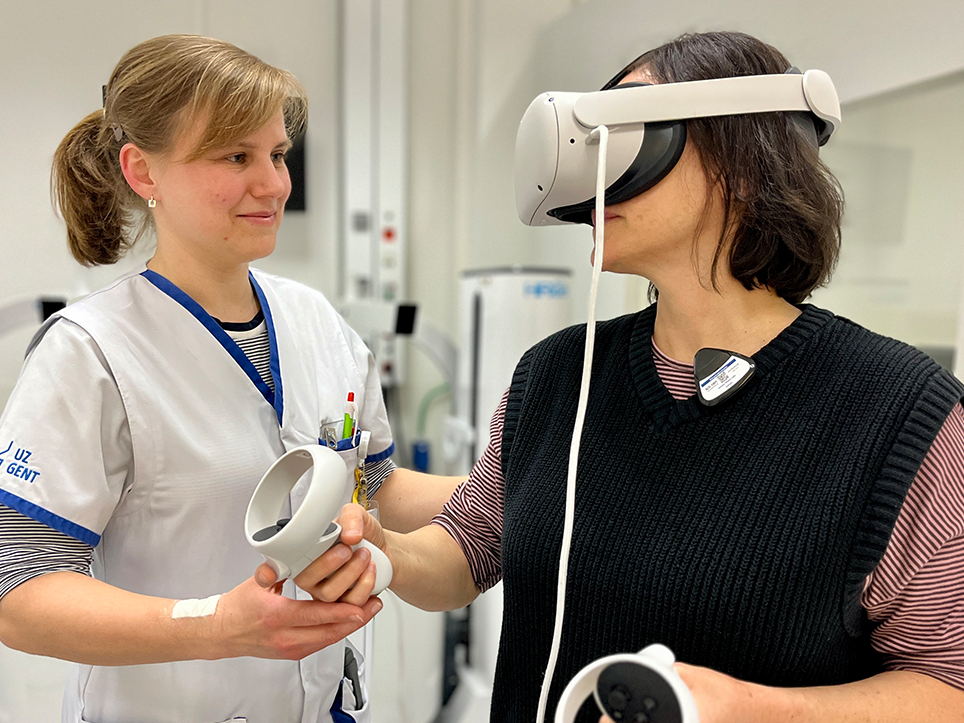 UZ Gent en Odisee-hogeschool leiden technologen medische beeldvorming op met VR-brillen