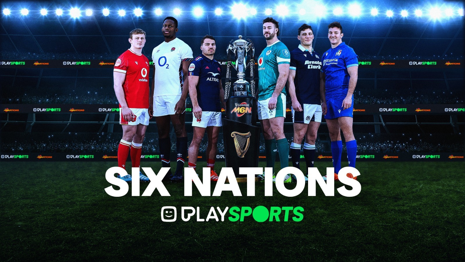 Six Nations Rugby LIVE & exclusief op Play Sports.