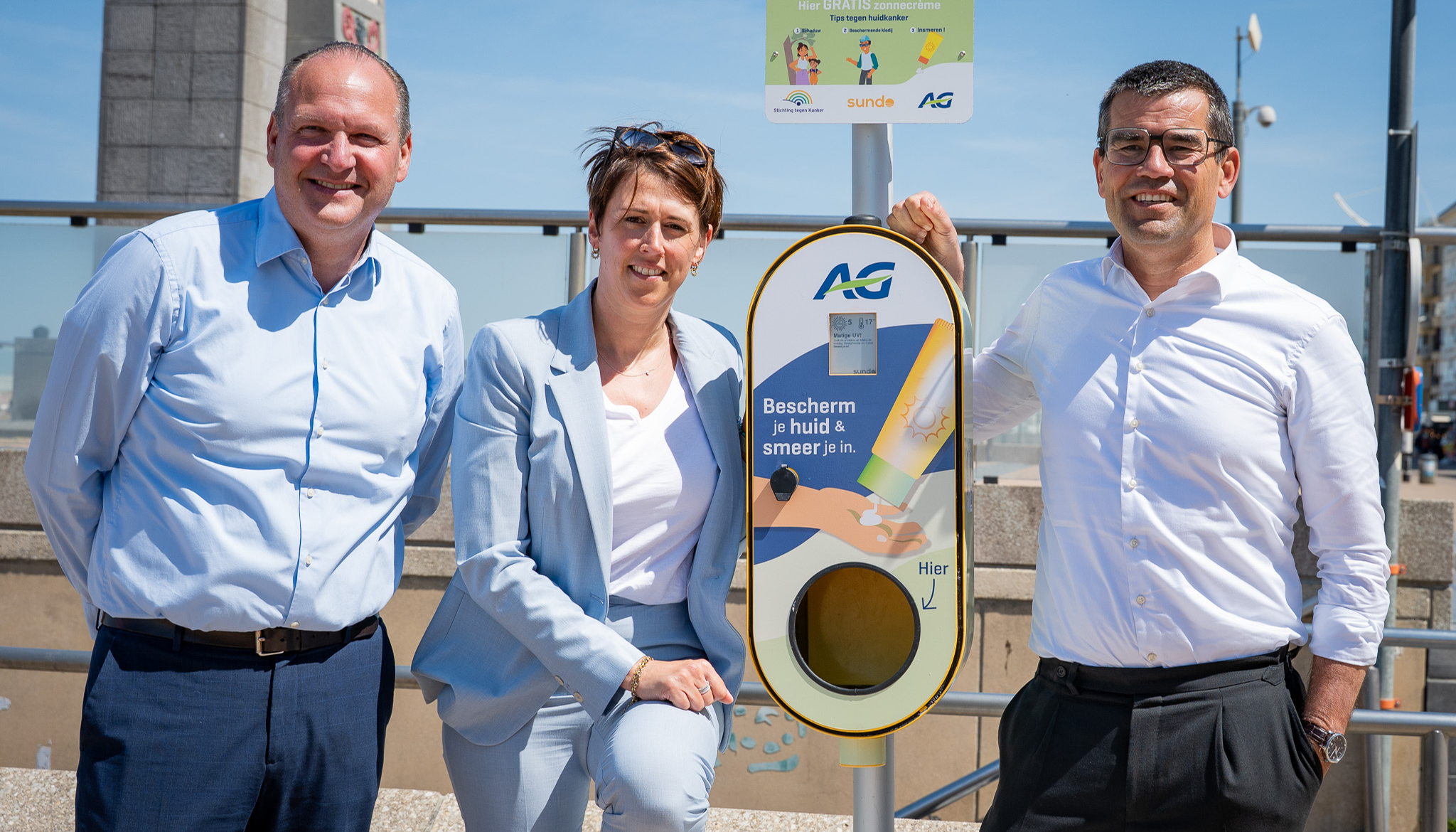 AG et la commune côtière de Coxyde entament une campagne de sensibilisation contre le cancer de la peau