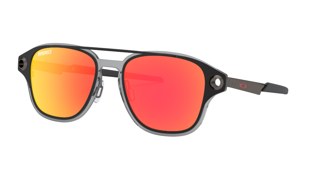 MAVERICK VINALES OAKLEY COLDFUSE MATTE BLACK WITH PRIZM RUBY
