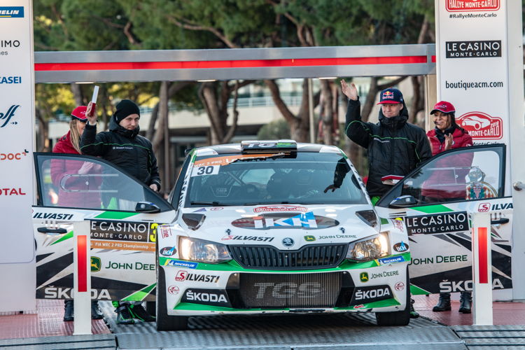 In a race to catch up after an accident, Kalle Rovanperä and co-driver Jonne Halttunen (ŠKODA FABIA R5) moved up 66 positions in the overall classification