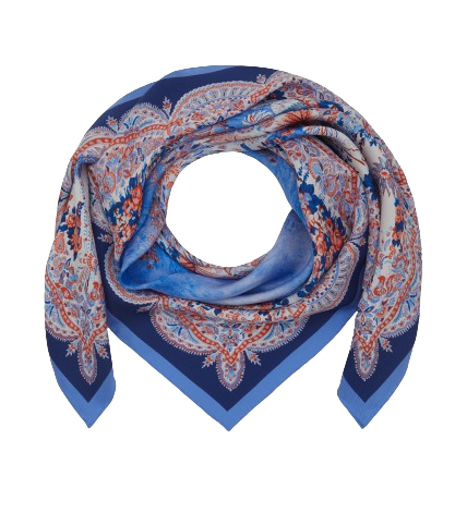 Dina’s Paradise 90x90cm Silk Scarf by Liberty, £245 I www.libertylondon.com