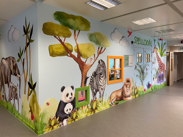 Beestige omgeving voor kinderen in ZNA Koningin Paola Kinderziekenhuis