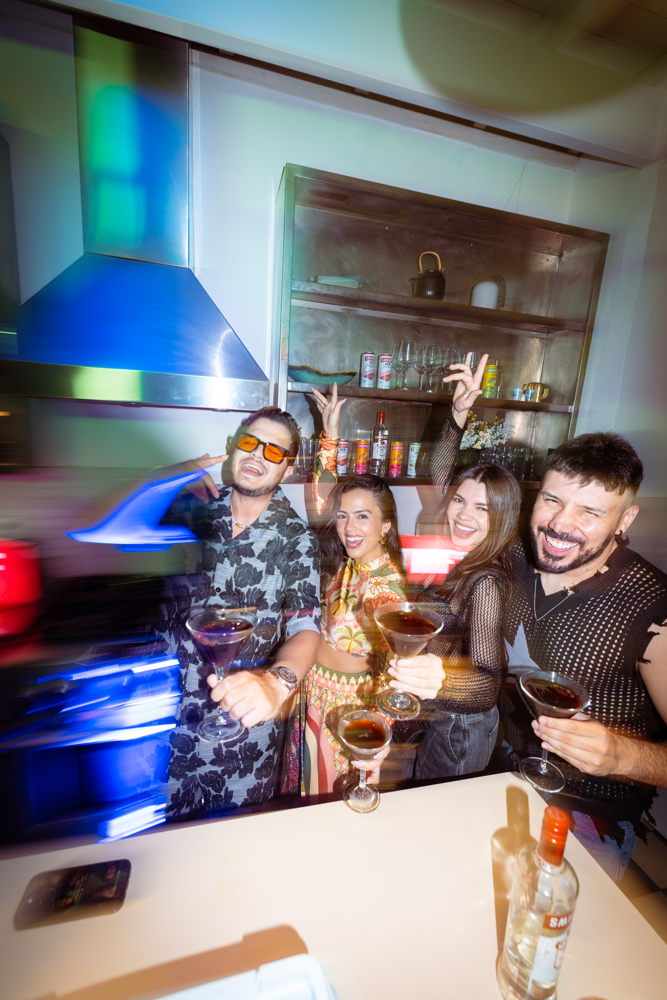 Jorge Luis, Ana Horna, Aly Terán y Alex del Rosario 