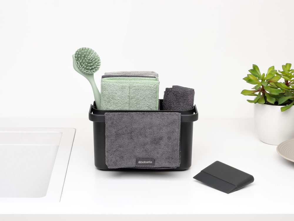 SinkSide Cleaning Set - Dark Grey - 8710755233340 Brabantia_6_NR-41253
