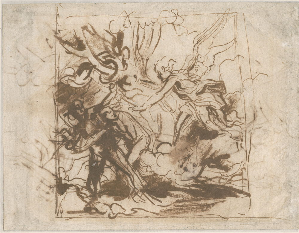 DE VERDRIJVING VAN ADAM EN EVA UIT HET AARDS PARADIJS 
1618-21
Anthony van Dyck
