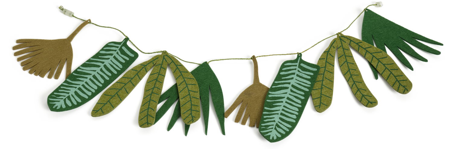 Habitat Kids Tropical Leaf Garland, £10