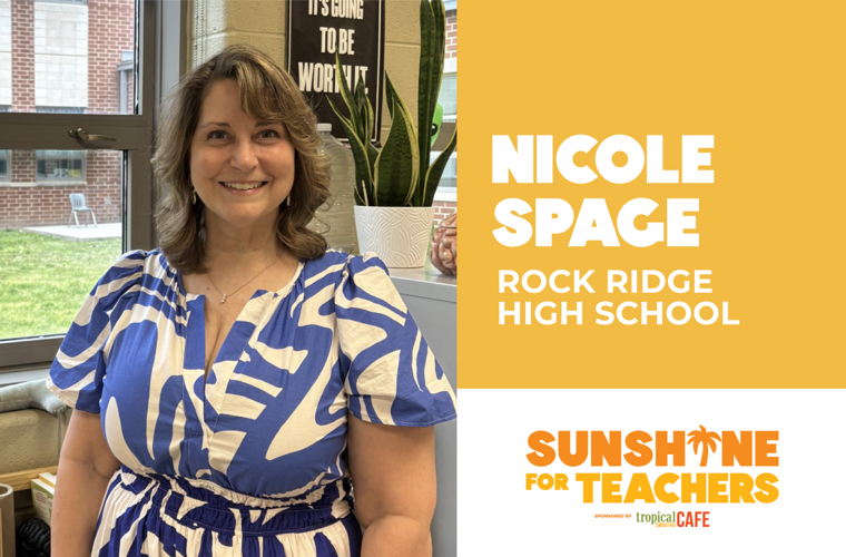 Tropical Smoothie Cafe has announced Nicole Spage at Rock Ridge High School as a finalist in the Sunshine for Teachers contest. They were selected from thousands of consumer nominations and parents, teachers, families and the community can now vote for them until midnight ET on May 9, 2025 at www.SunshineforTeachers.com. One Grand Prize winner receives a $10,000 summer getaway and free smoothies for a year, and their school wins $1,000 and a schoolwide smoothie party. 